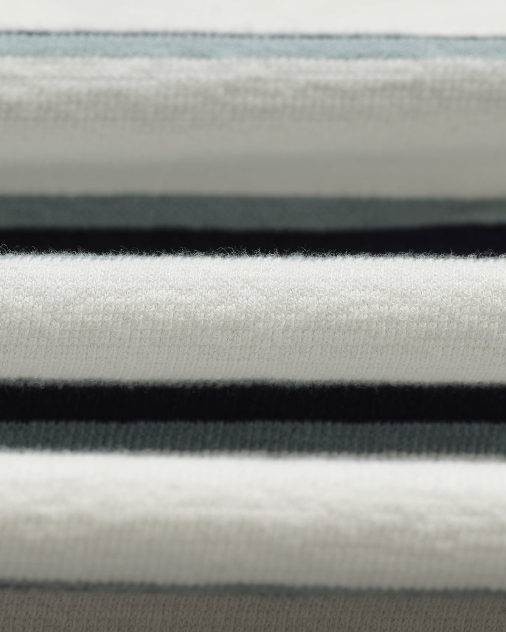 Redman - Ecru Textured Stripe Organic Cotton Polo Shirt