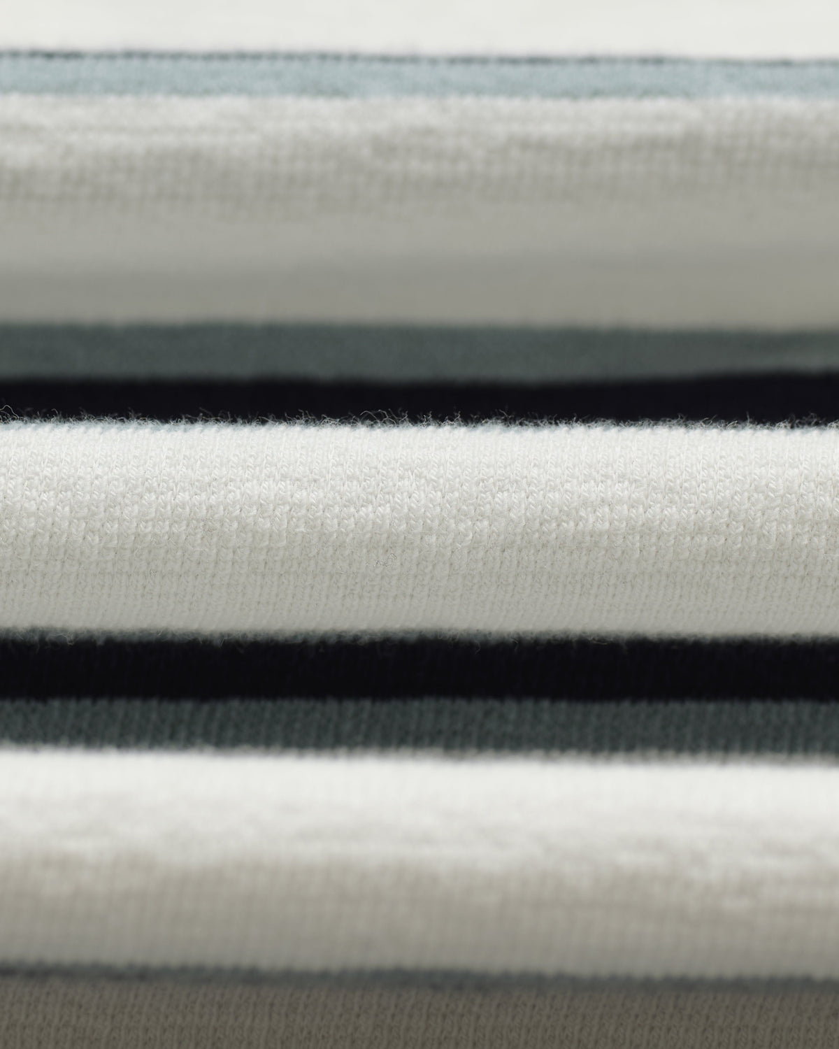 Redman - Ecru Textured Stripe Organic Cotton Polo Shirt