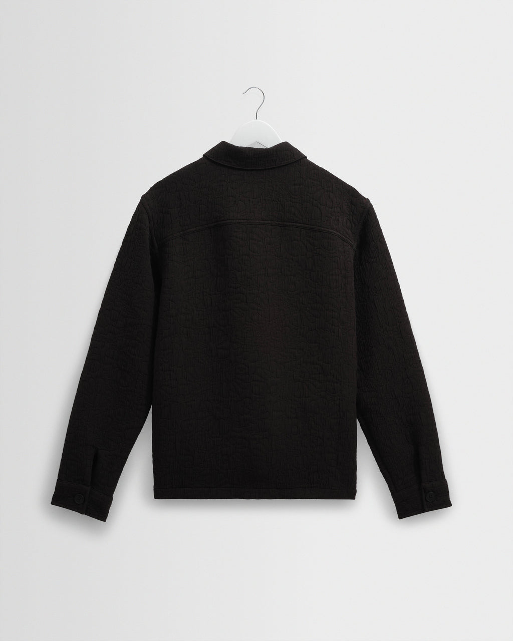 Rockley - Black Floral Quilted Cotton Overshirt