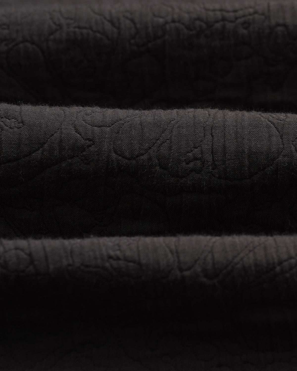 Rockley - Black Floral Quilted Cotton Overshirt