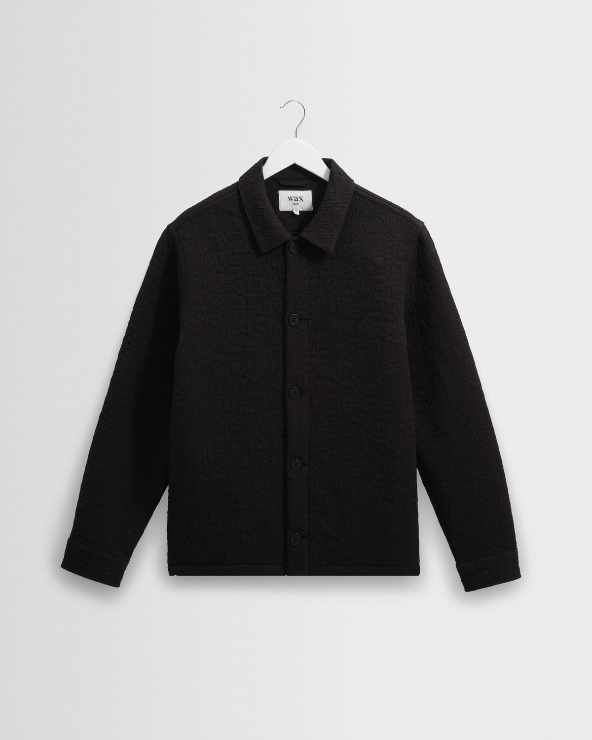 Rockley - Black Floral Quilted Cotton Overshirt