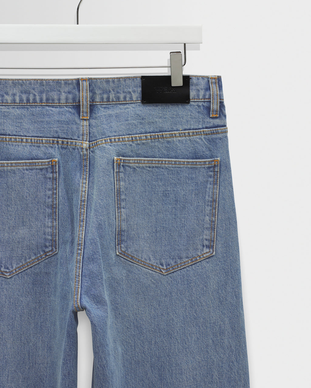 Russell - Blue Wash Selvedge Straight Fit Denim Jeans
