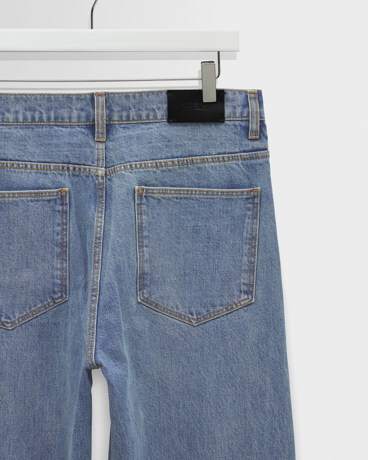 Russell - Blue Wash Selvedge Straight Fit Denim Jeans