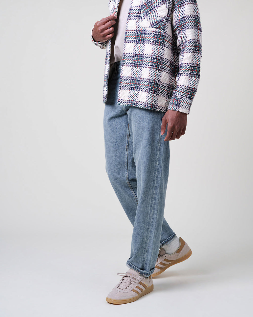 Russell - Blue Wash Selvedge Straight Fit Denim Jeans