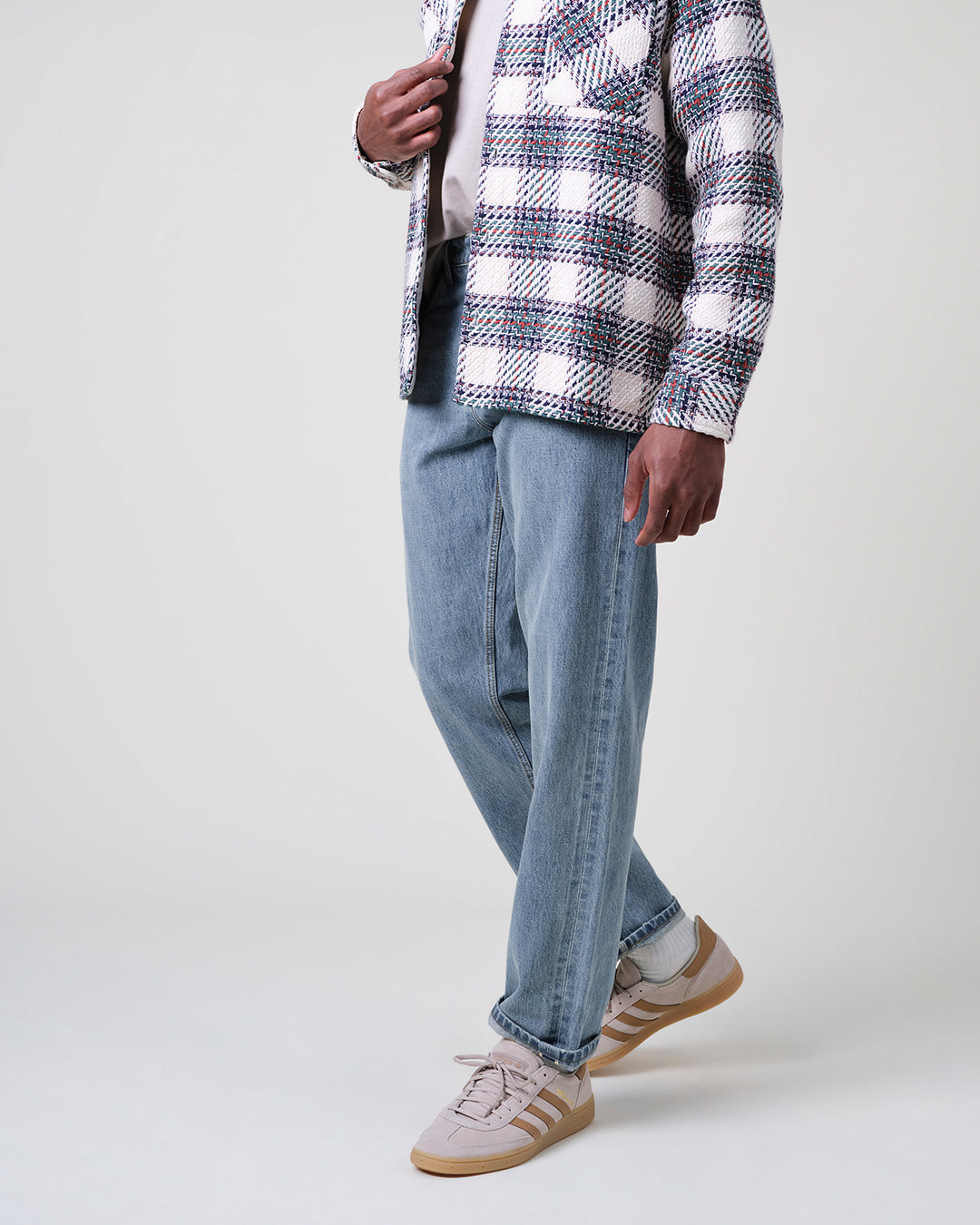 Russell - Blue Wash Selvedge Straight Fit Denim Jeans