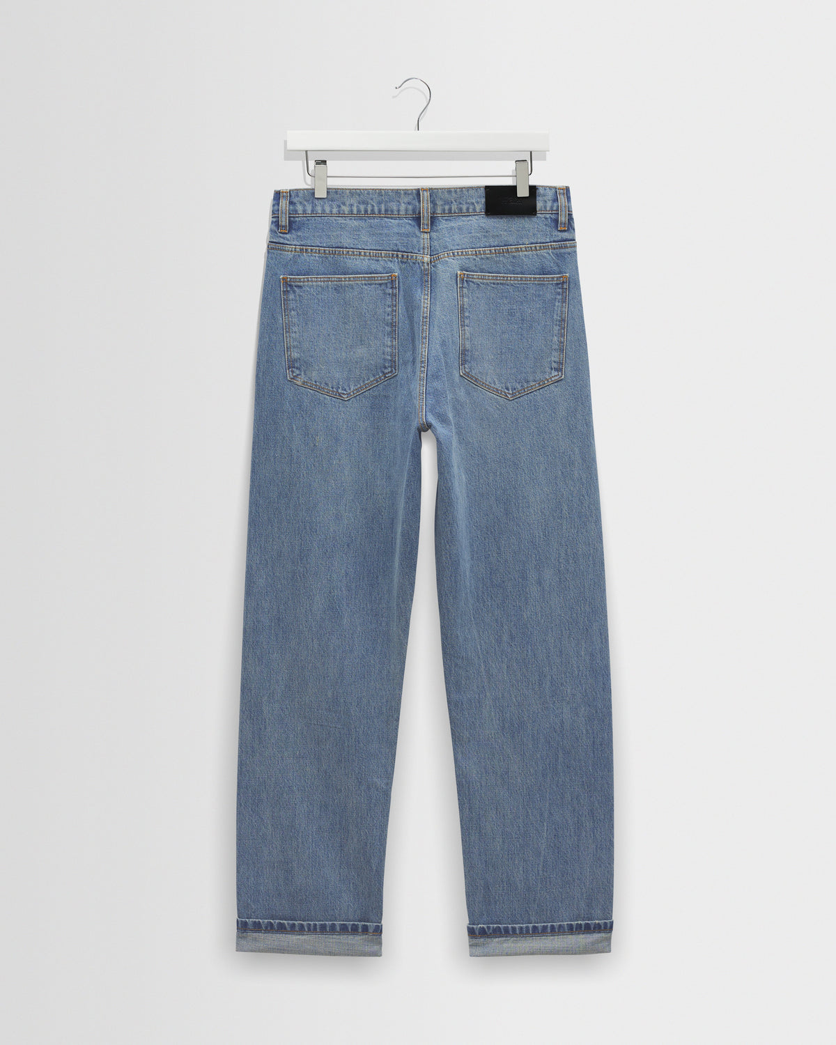 Russell - Blue Wash Selvedge Straight Fit Denim Jeans