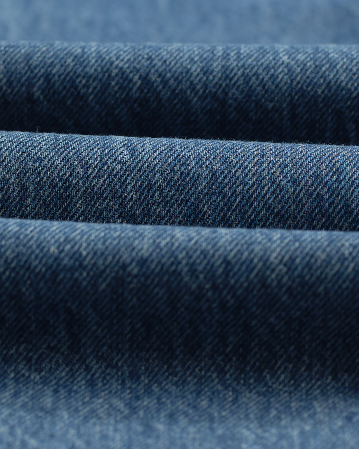 Russell - Mid Blue Straight Fit Denim Jeans