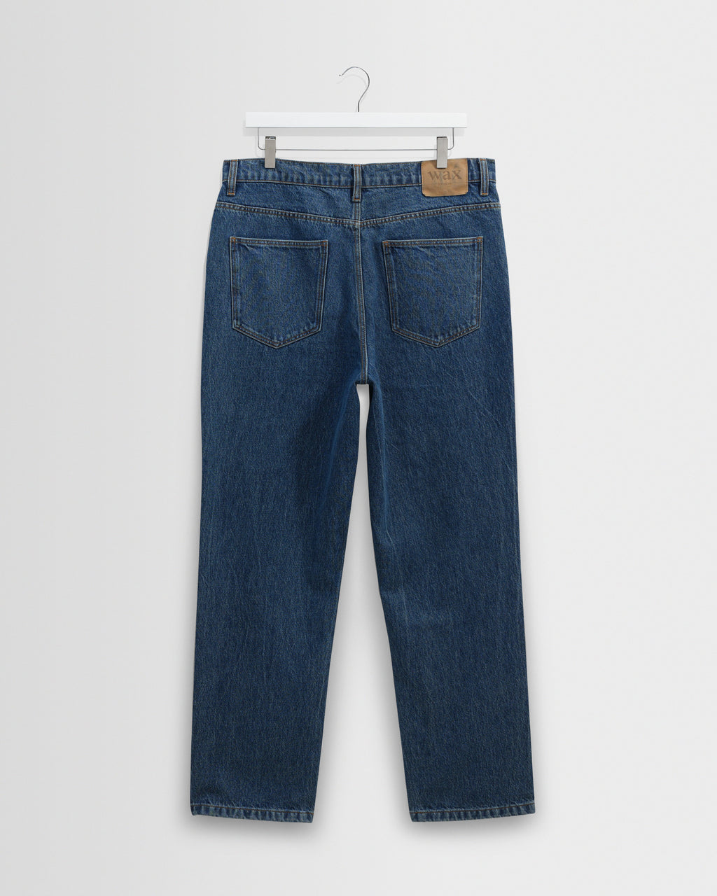 Russell - Mid Blue Straight Fit Denim Jeans