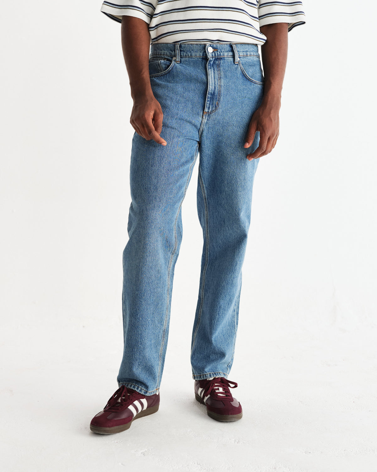 Russell - Vintage Blue Straight Fit Denim Jeans