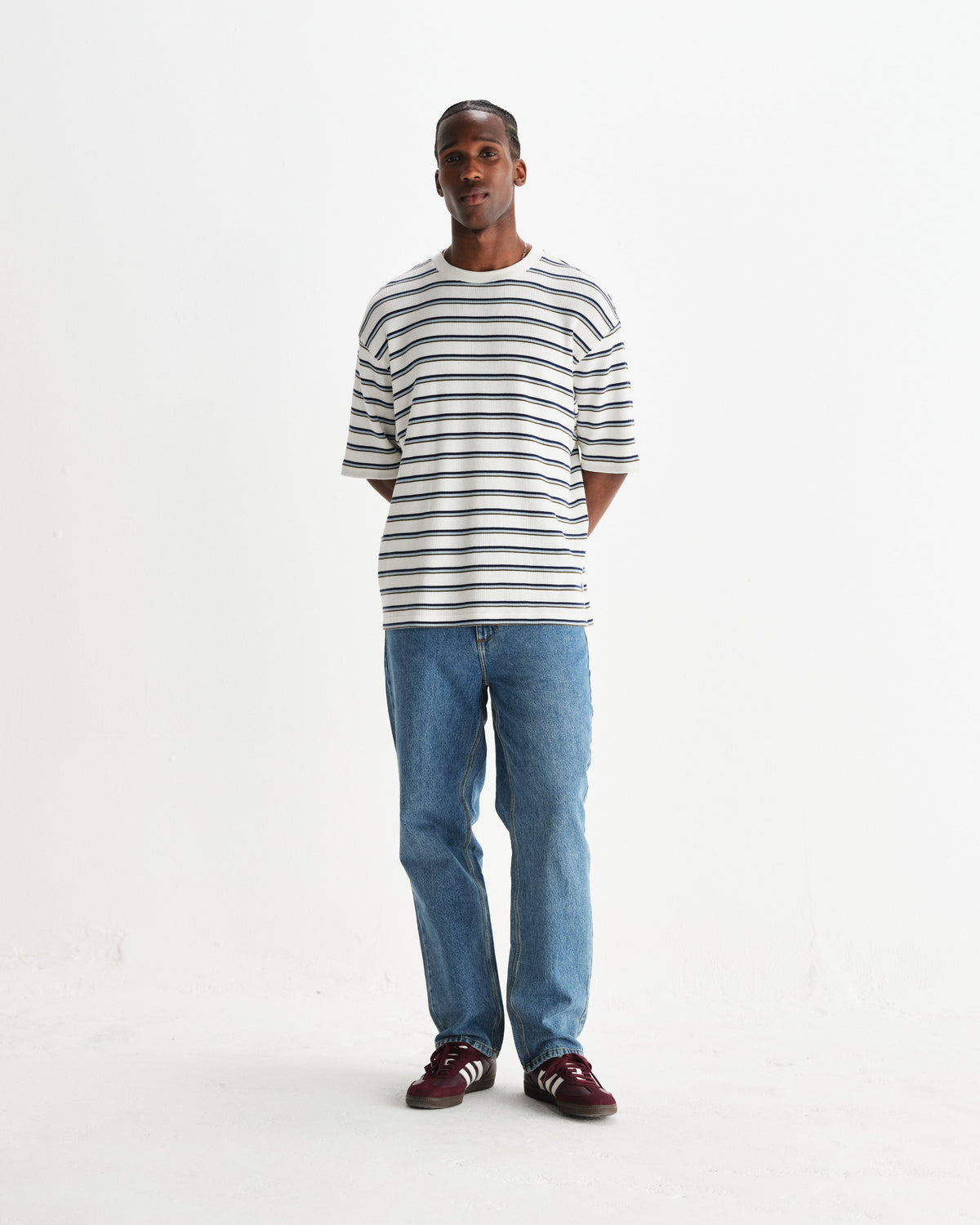 Russell - Vintage Blue Straight Fit Denim Jeans