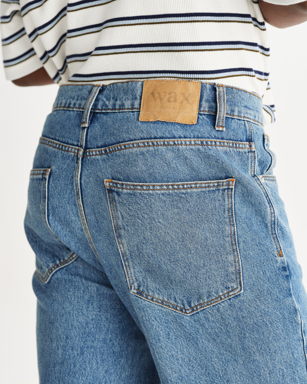 Russell - Vintage Blue Straight Fit Denim Jeans
