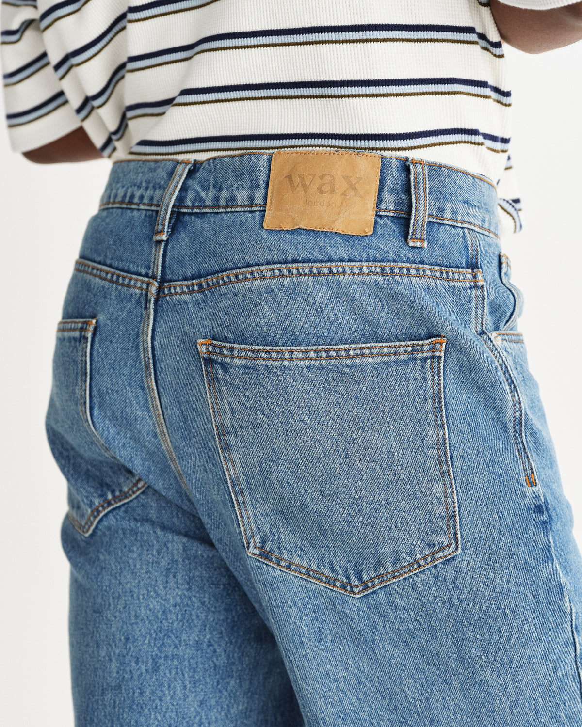 Russell - Vintage Blue Straight Fit Denim Jeans