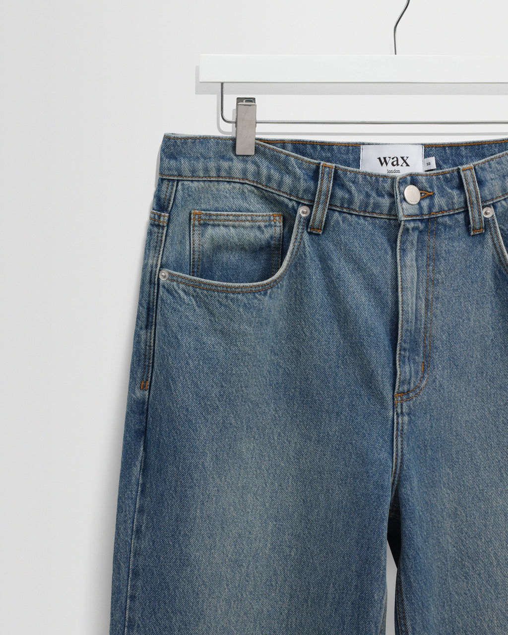 Russell - Vintage Blue Straight Fit Denim Jeans