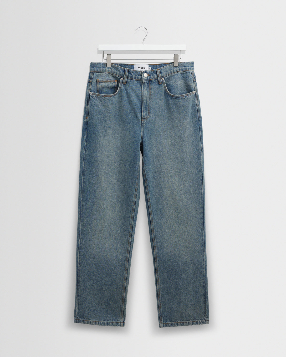 Russell - Vintage Blue Straight Fit Denim Jeans