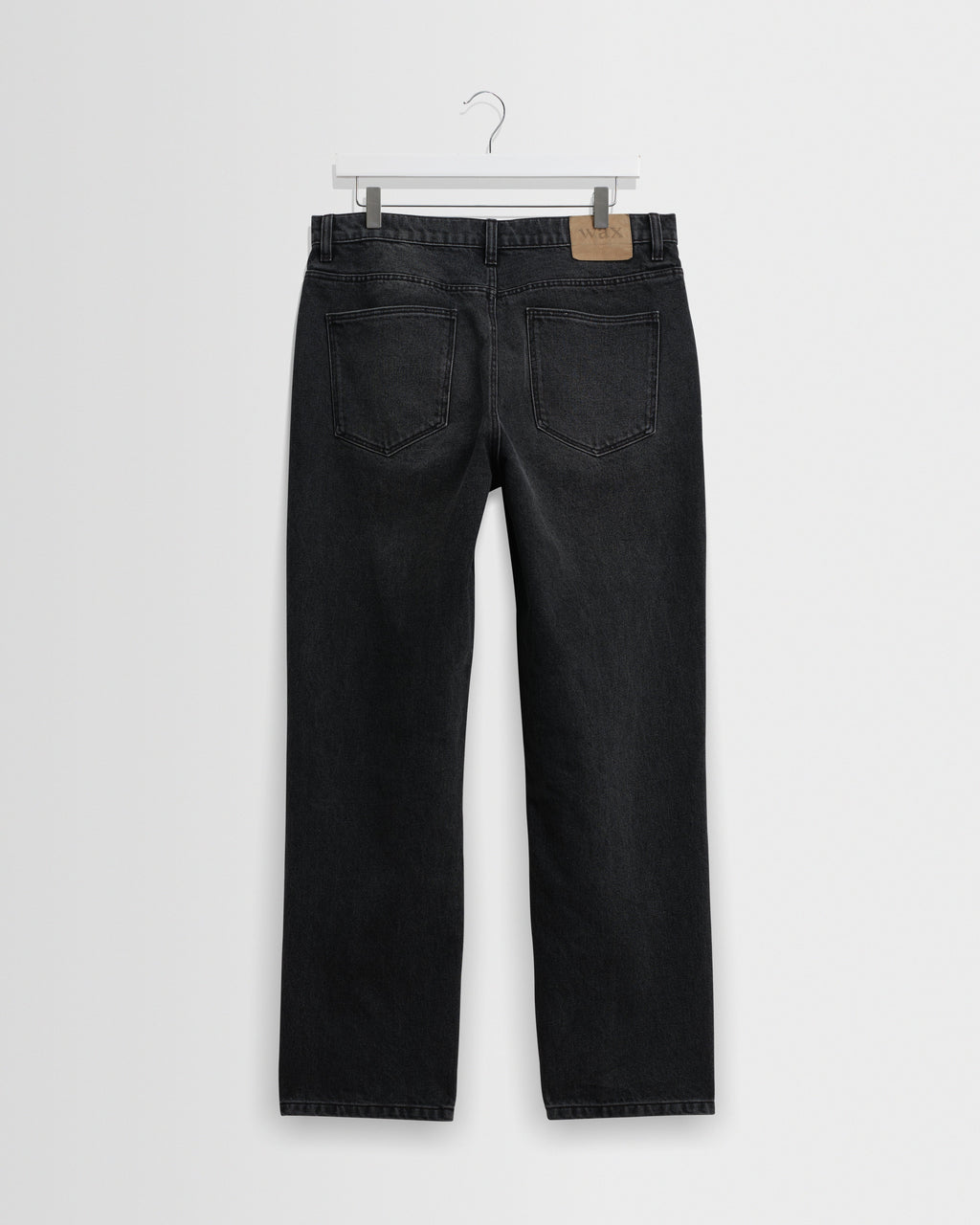 Russell - Washed Black Straight Fit Denim Jeans