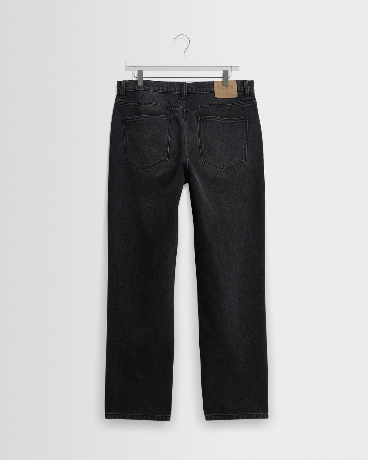 Russell - Washed Black Straight Fit Denim Jeans