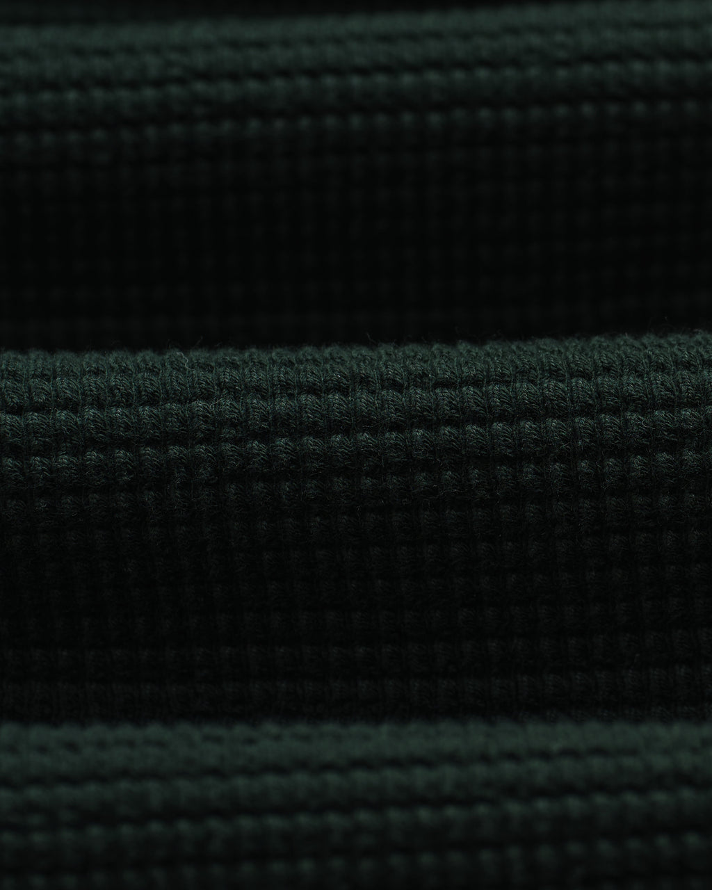 Sam - Bottle Green Textured Waffle Shorts