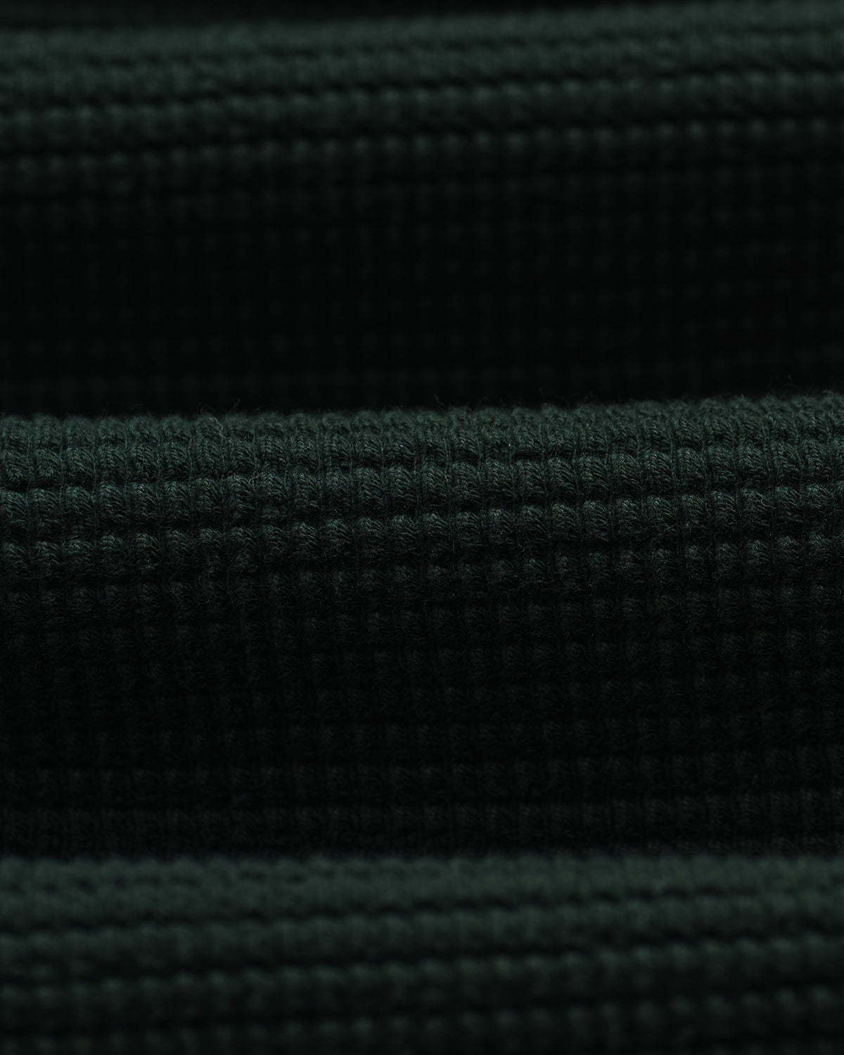 Sam - Bottle Green Textured Waffle Shorts