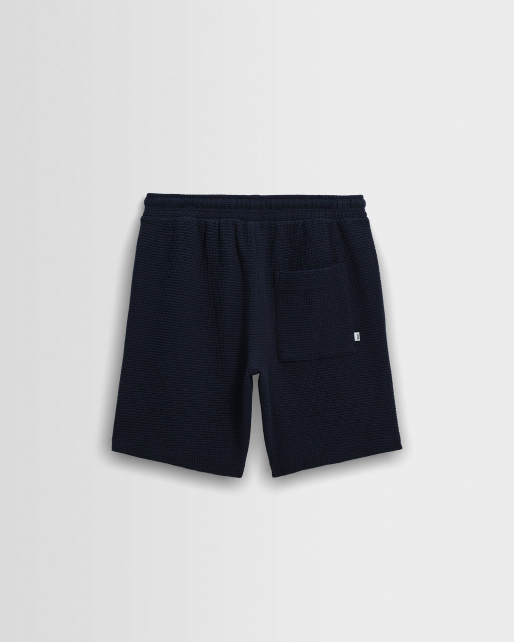 Sam - Navy Textured Waffle Shorts