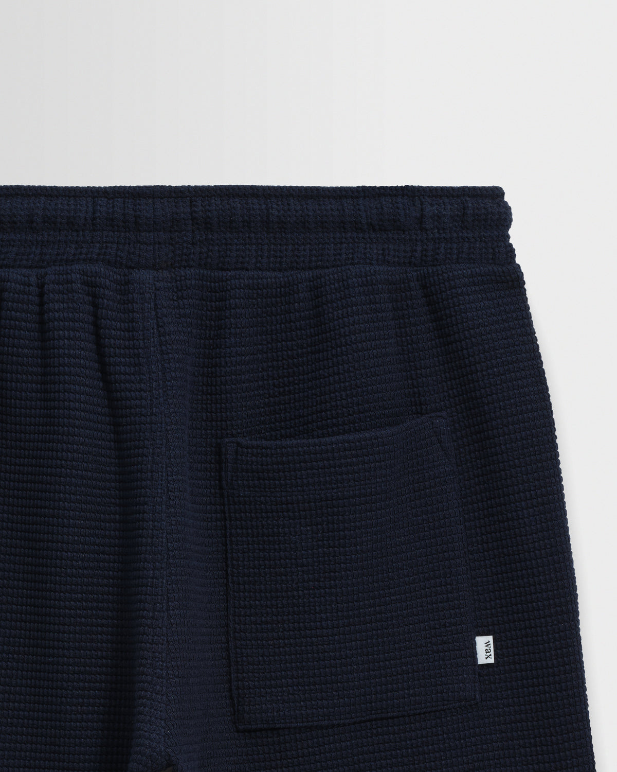 Sam - Navy Textured Waffle Shorts