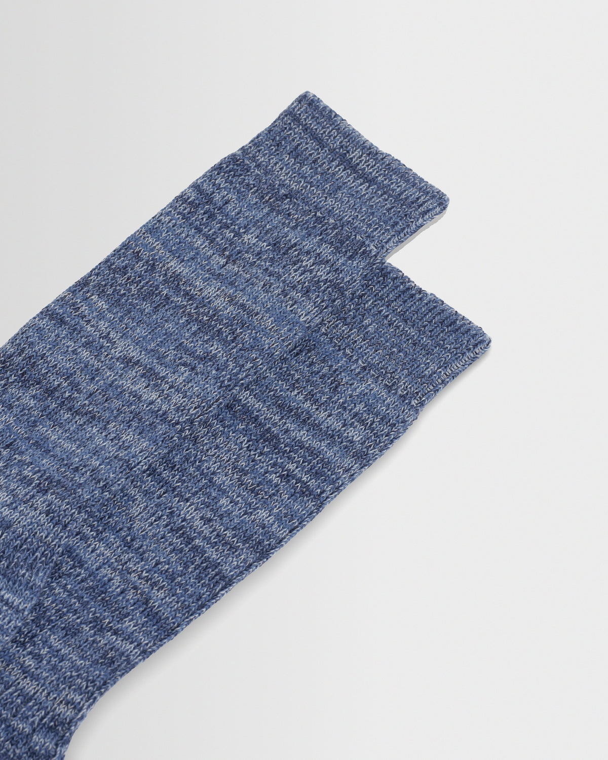 Sandwell - Blue And Multicolour Twisted Cotton Socks