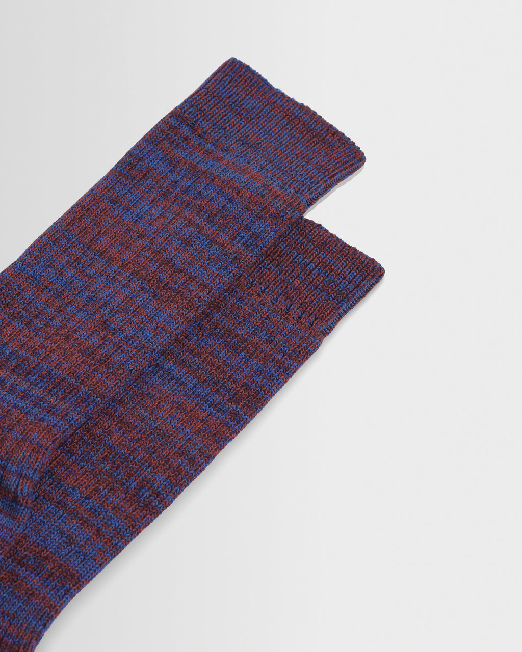 Sandwell - Blue And Red Twisted Cotton Socks