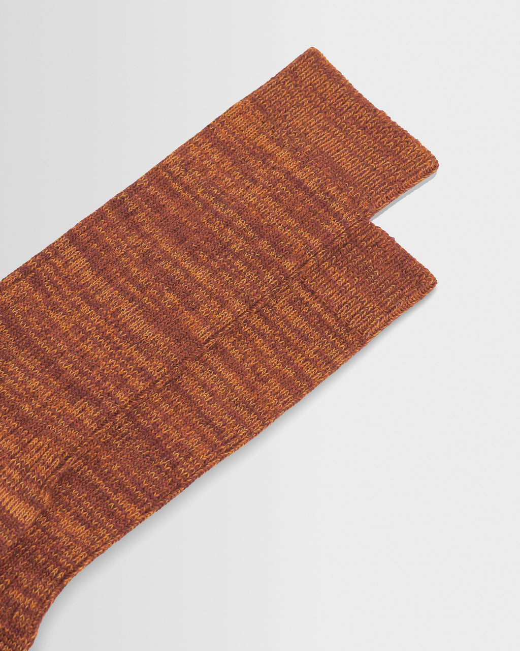 Sandwell - Orange And Red Twisted Cotton Socks