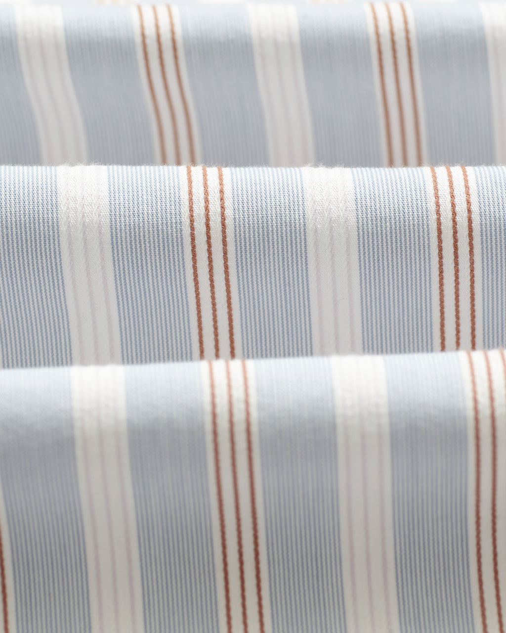 Shelly - Light Blue Dobby Stripe Cotton Shirt
