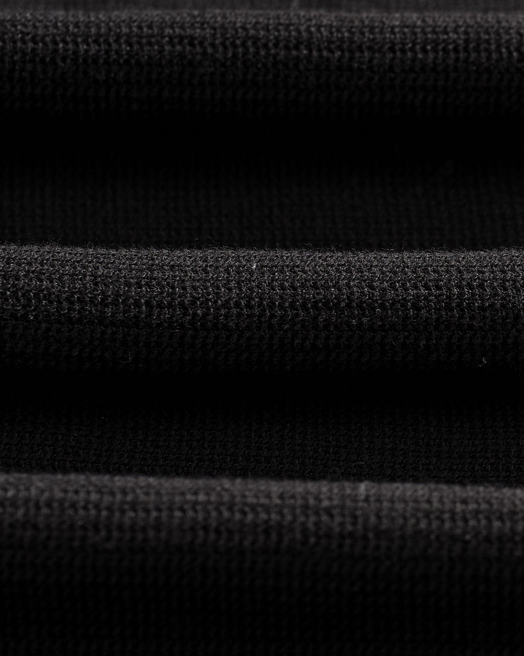 Shore - Black Textured Short-Sleeve Polo Shirt