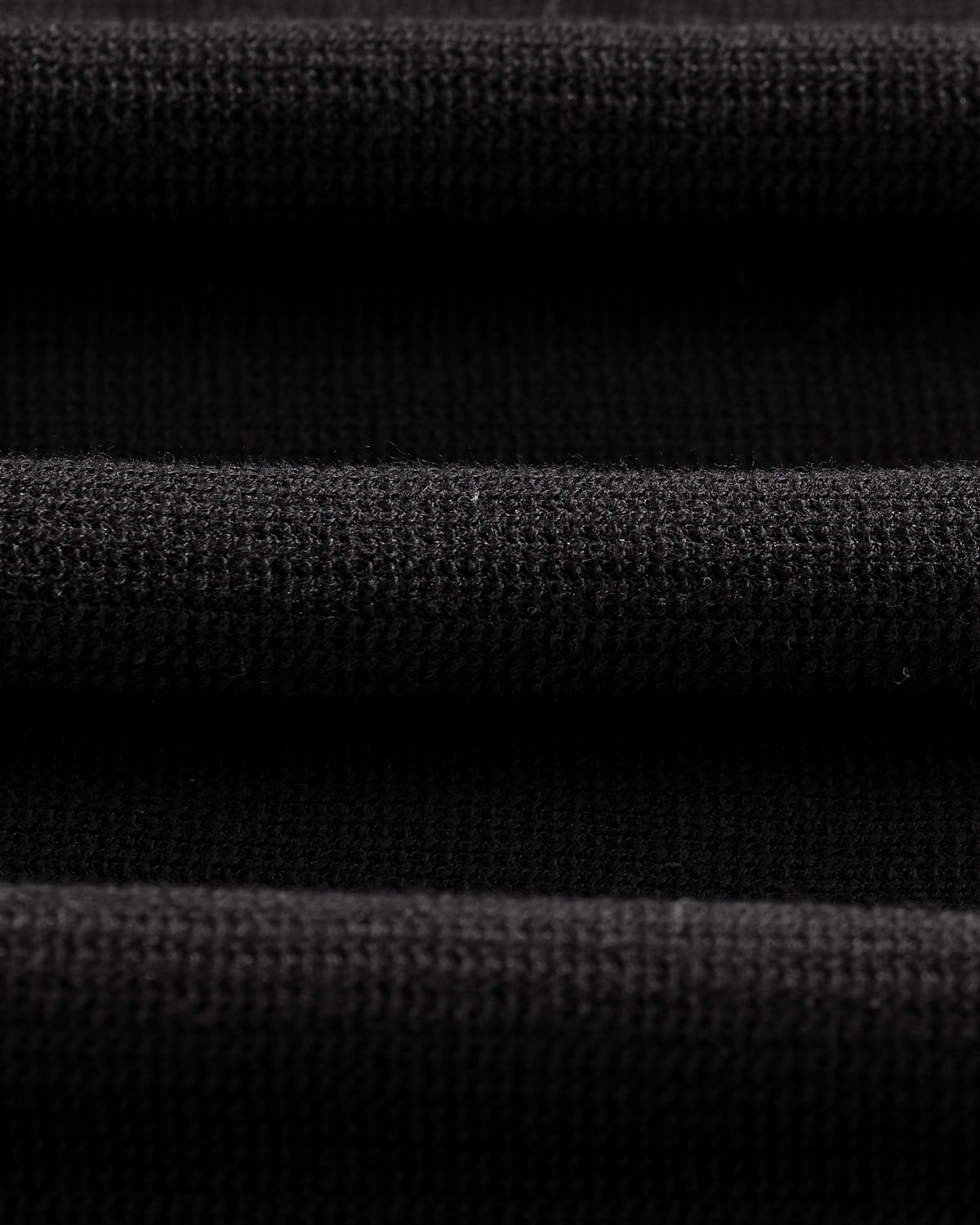 Shore - Black Textured Short-Sleeve Polo Shirt