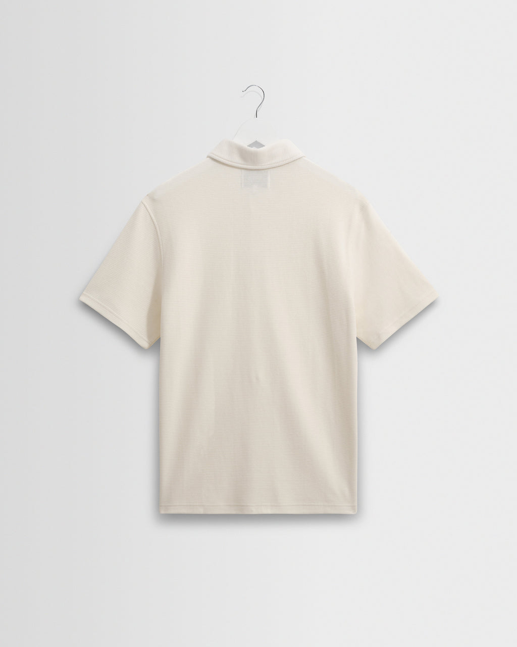 Shore - Ecru Textured Organic Cotton Polo Shirt