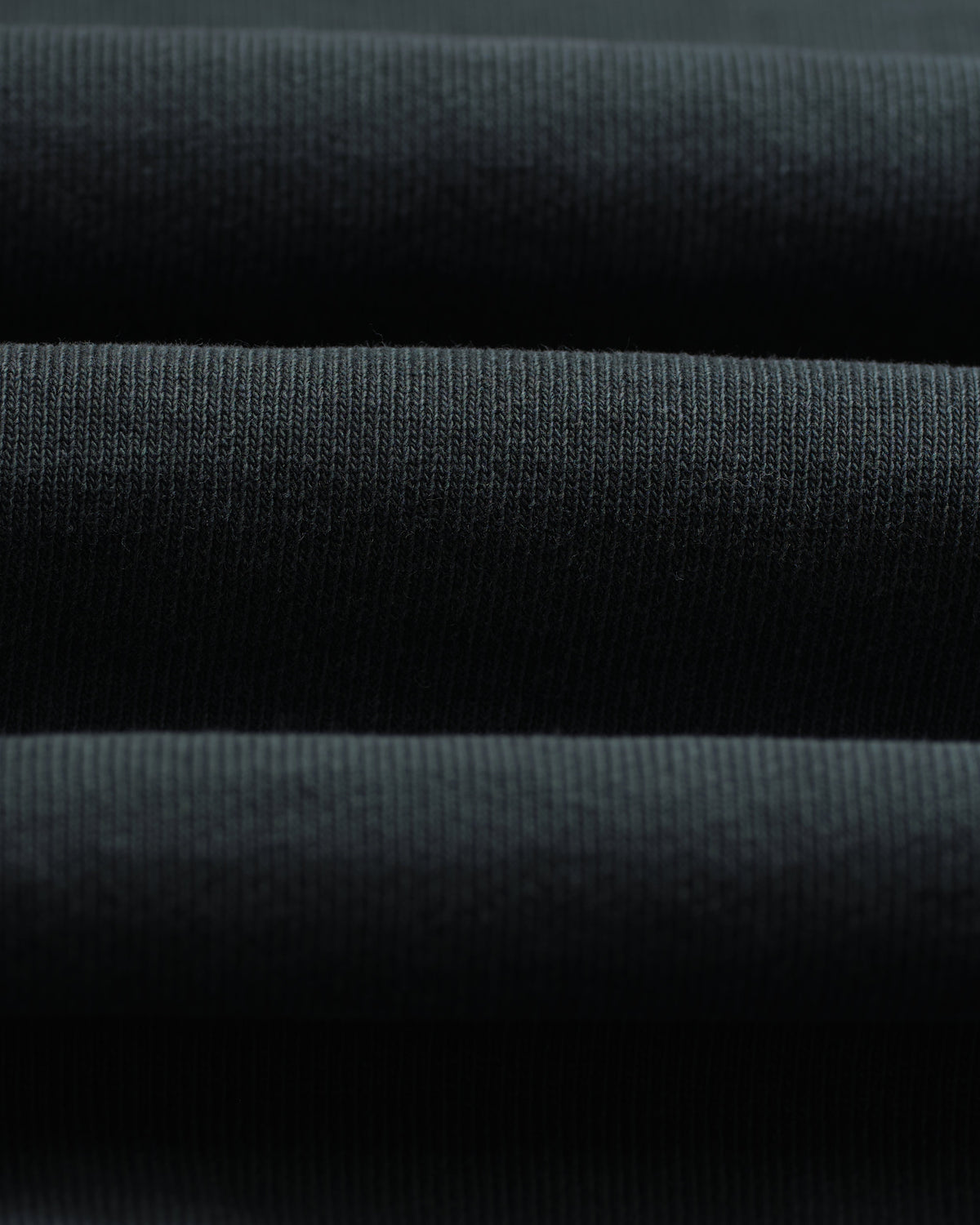 Sidney - Washed Black Brushed Organic Cotton Sweatshirt