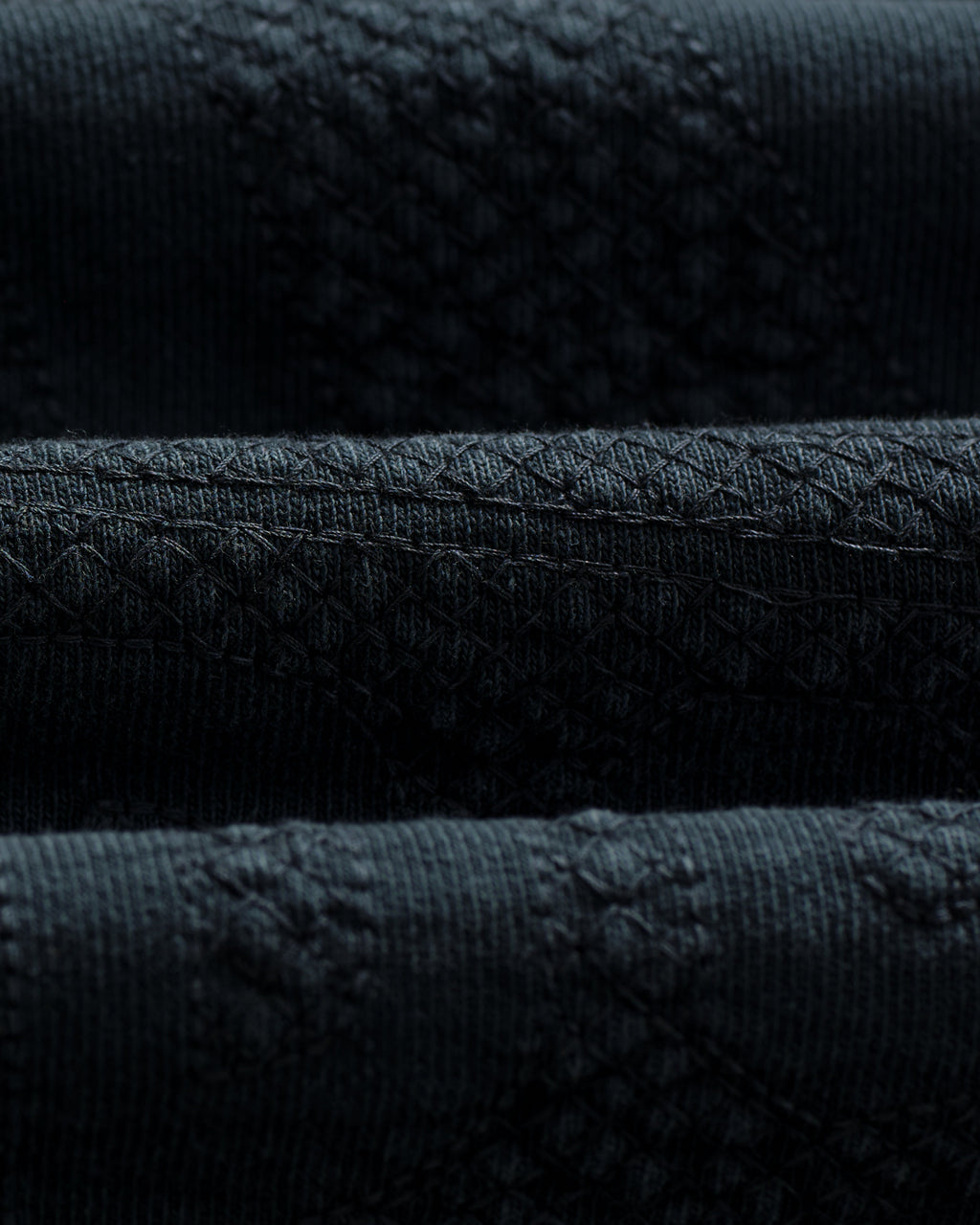 Sidney - Washed Black Embroidered Loopback Cotton Sweatshirt