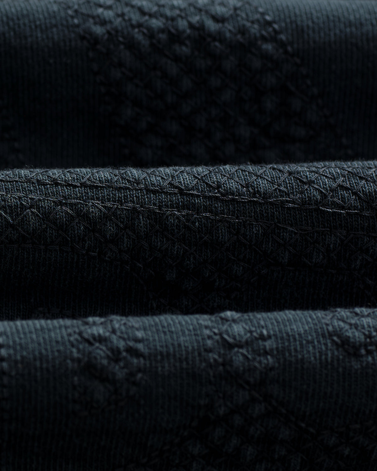 Sidney - Washed Black Embroidered Loopback Cotton Sweatshirt
