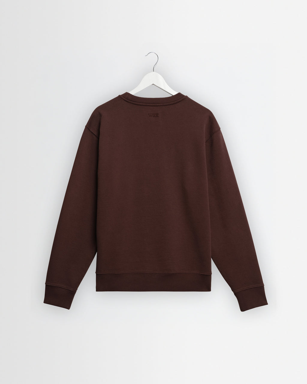 Sidney - Washed Brown Loopback Cotton Sweatshirt