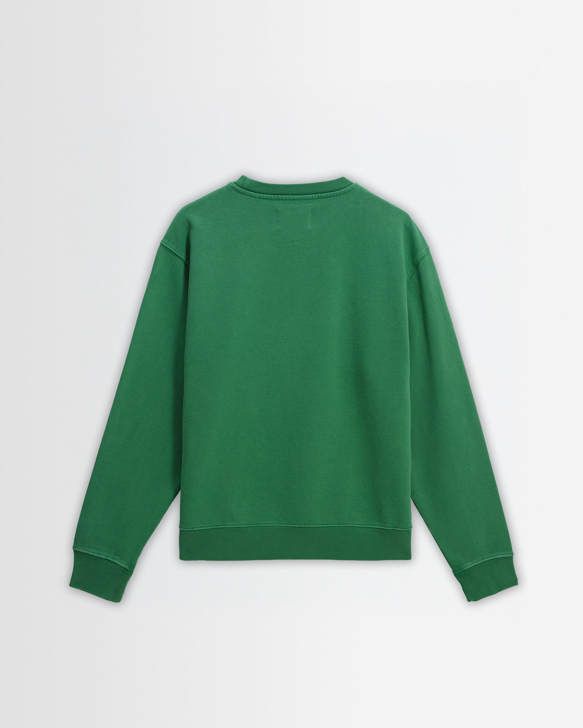 Sidney - Washed Green Loopback Cotton Sweatshirt