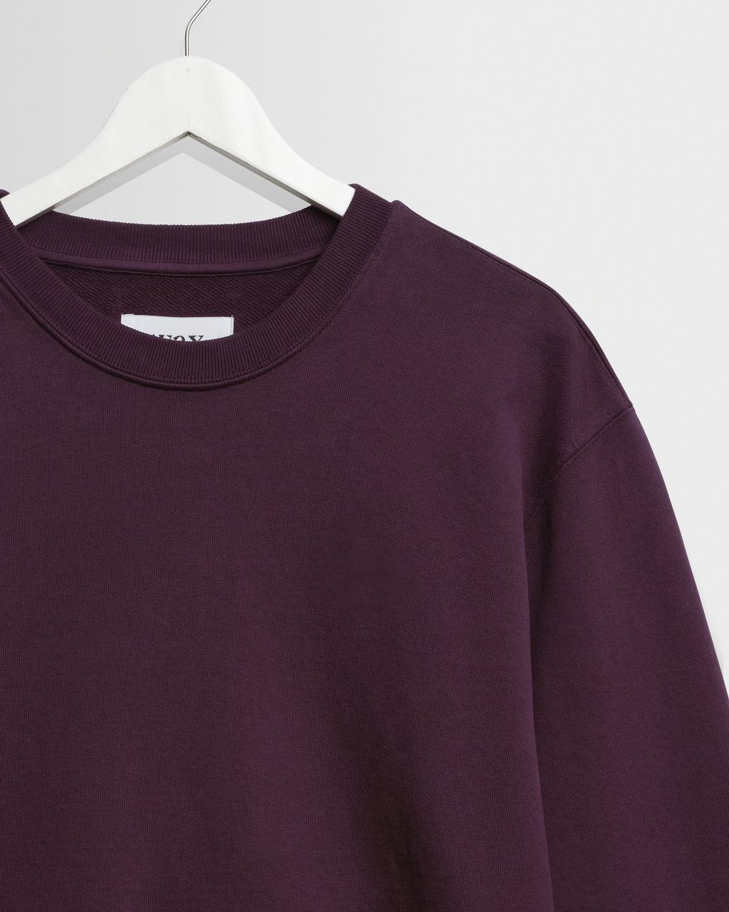 Sidney - Washed Purple Loopback Cotton Sweatshirt