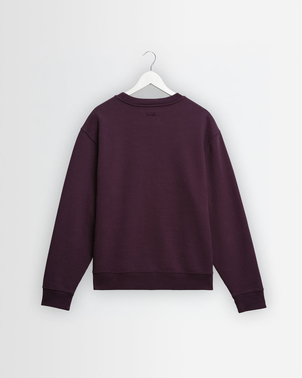 Sidney - Washed Purple Loopback Cotton Sweatshirt
