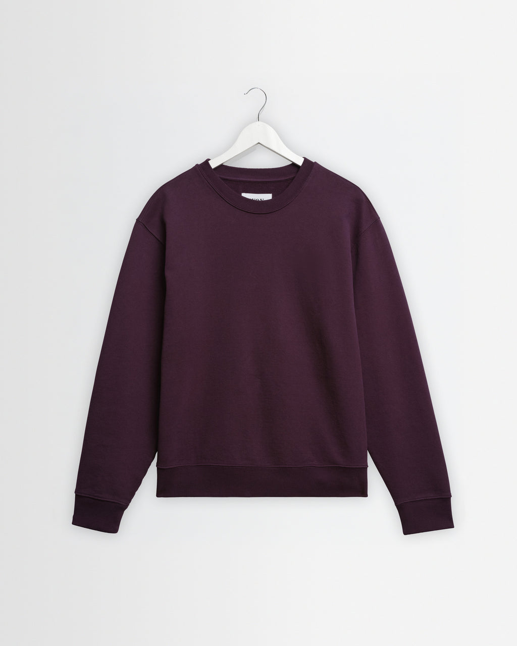 Sidney - Washed Purple Loopback Cotton Sweatshirt