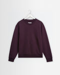 Sidney - Washed Purple Loopback Cotton Sweatshirt