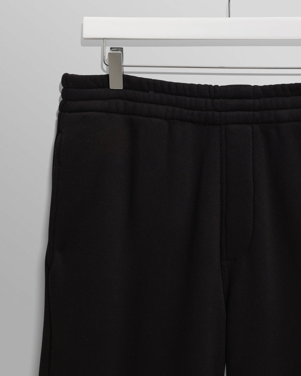 Ska - Black Embroidered Logo Loopback Cotton Joggers
