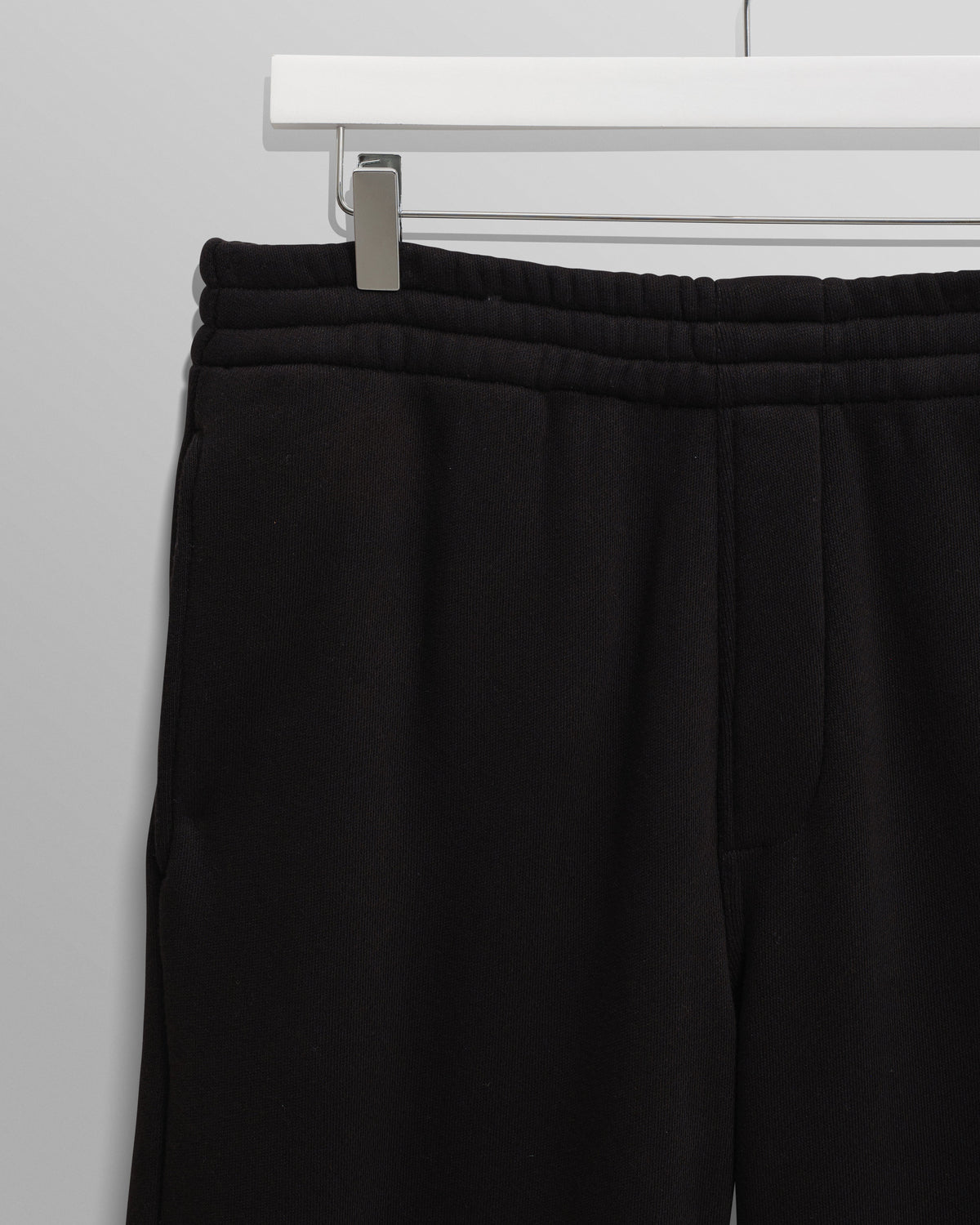 Ska - Black Embroidered Logo Loopback Cotton Joggers