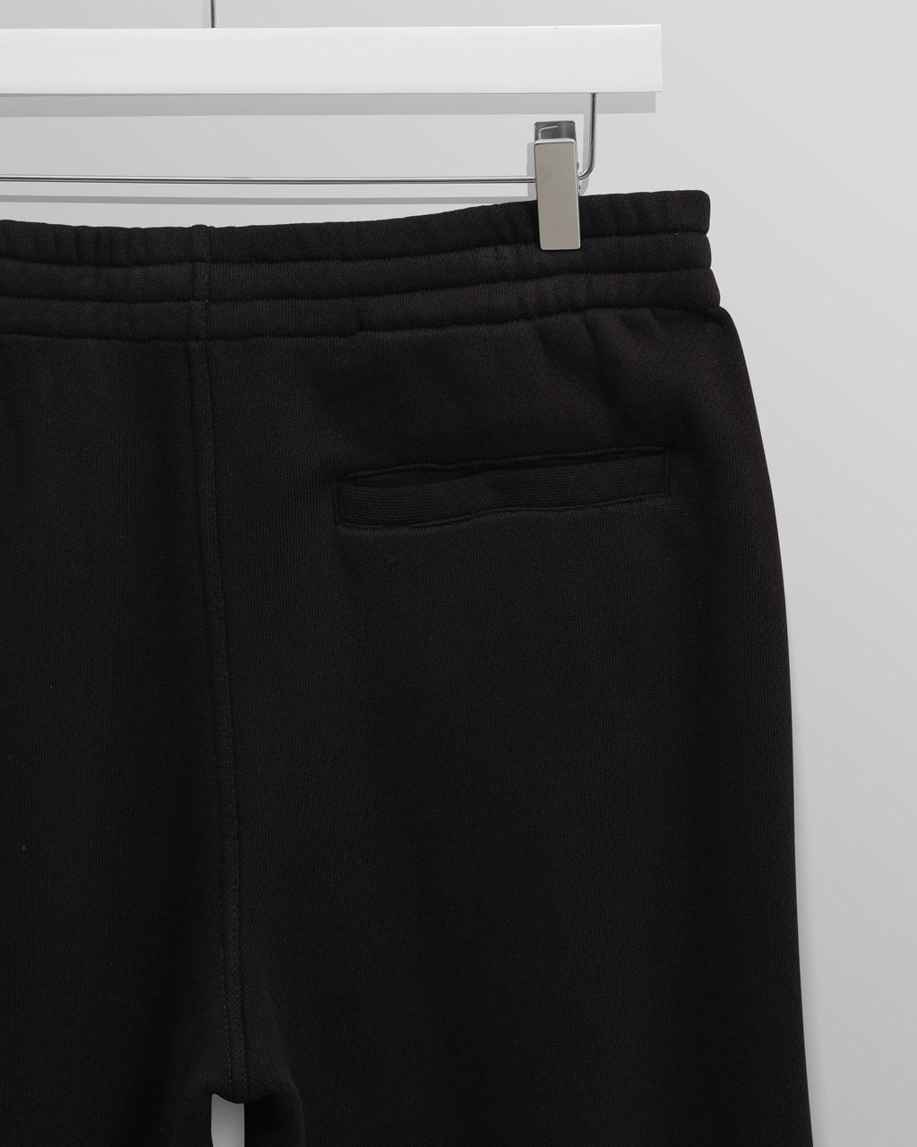 Ska - Black Embroidered Logo Loopback Cotton Joggers