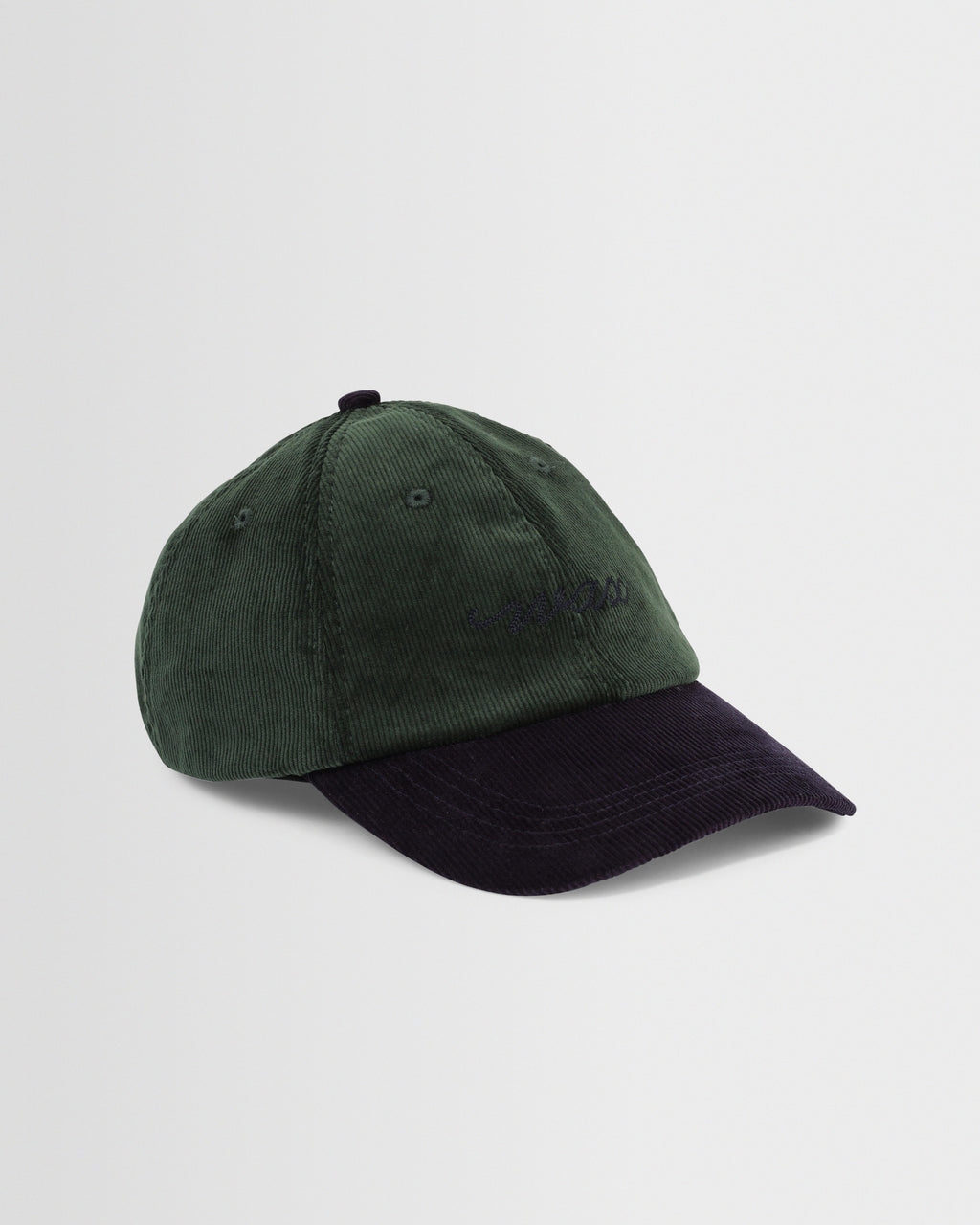 Spencer - Green And Navy Corduroy Sports Cap