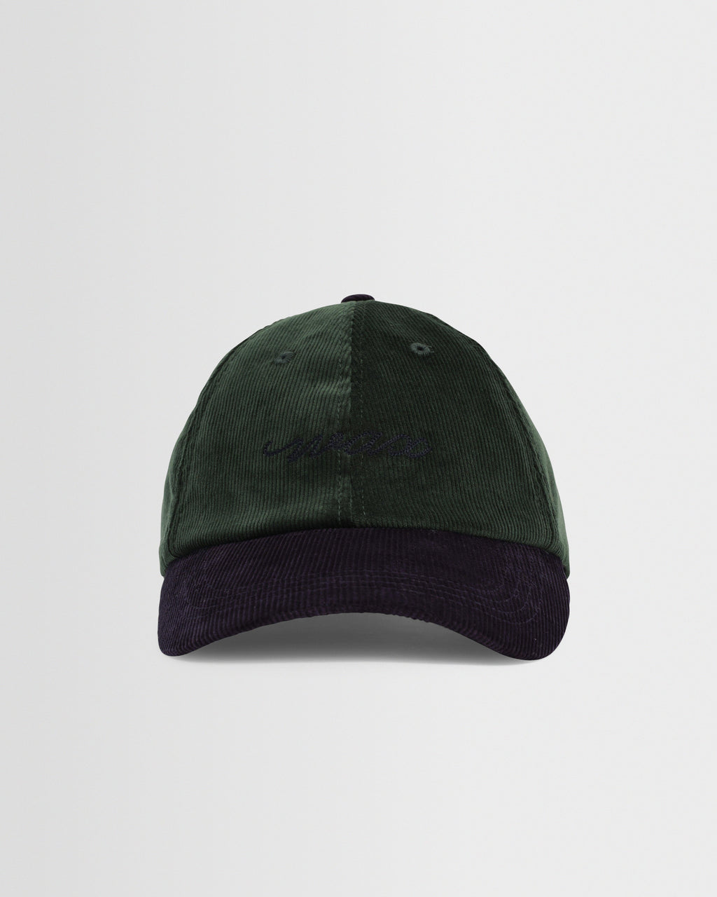 Spencer - Green And Navy Corduroy Sports Cap