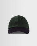 Spencer - Green And Navy Corduroy Sports Cap