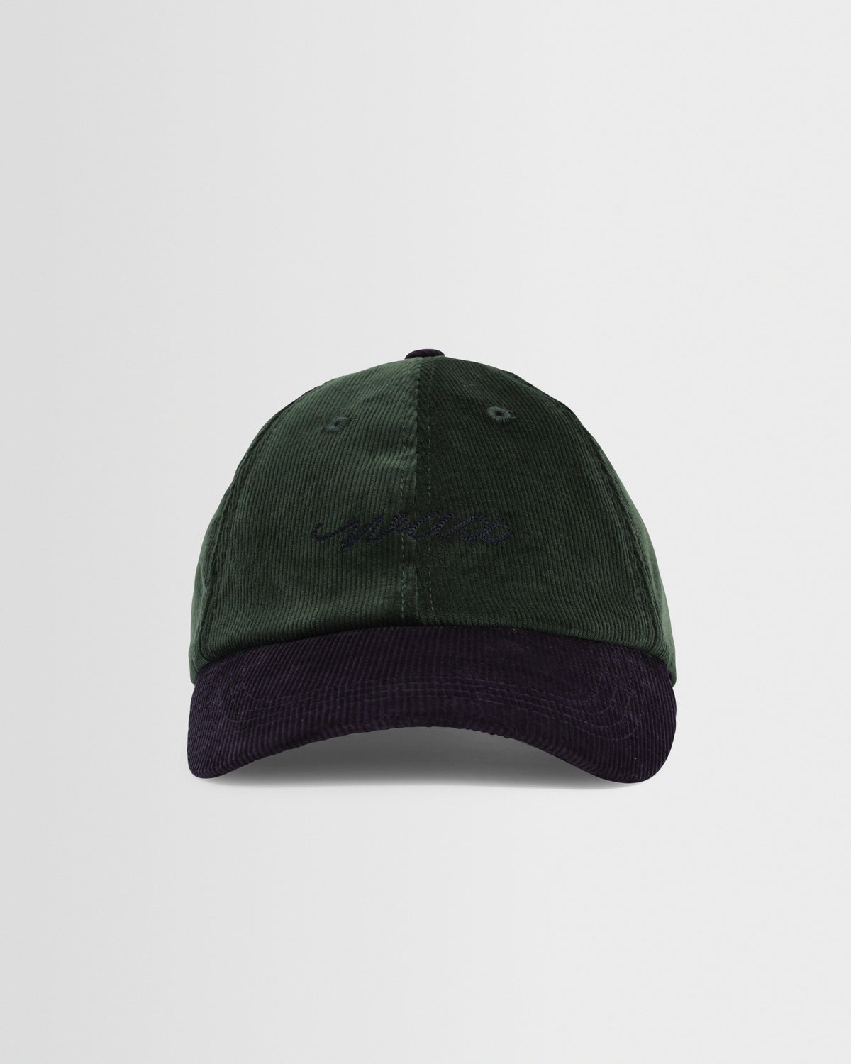 Spencer - Green And Navy Corduroy Sports Cap