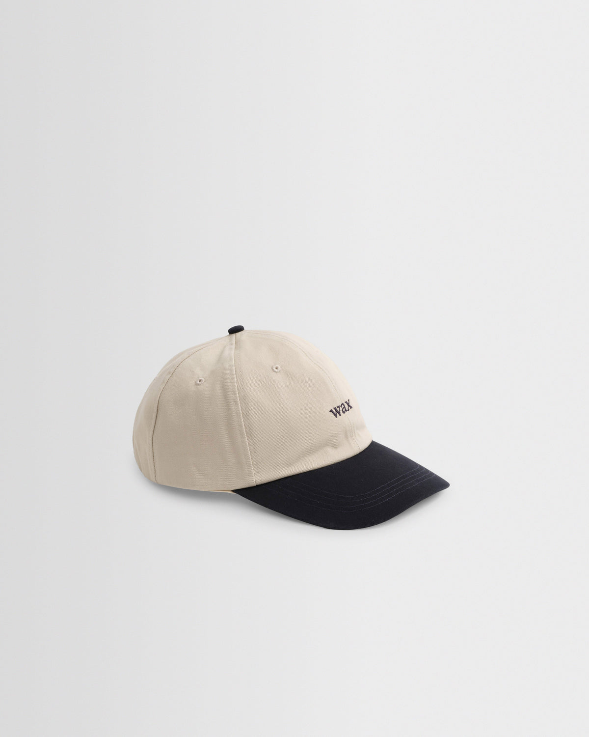 Spencer - Stone And Navy Cotton Sports Cap