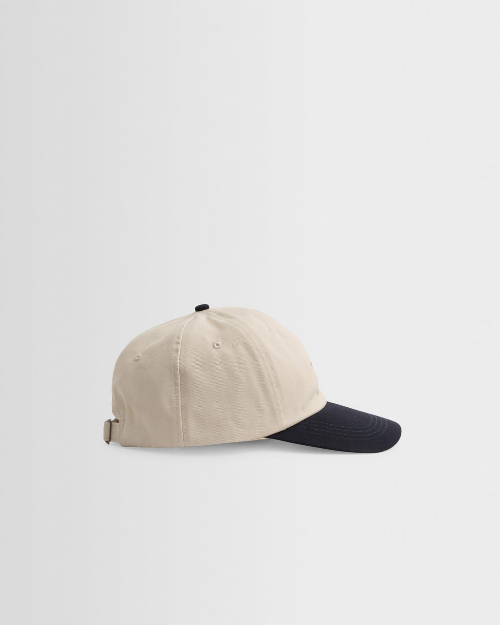 Spencer - Stone And Navy Cotton Sports Cap