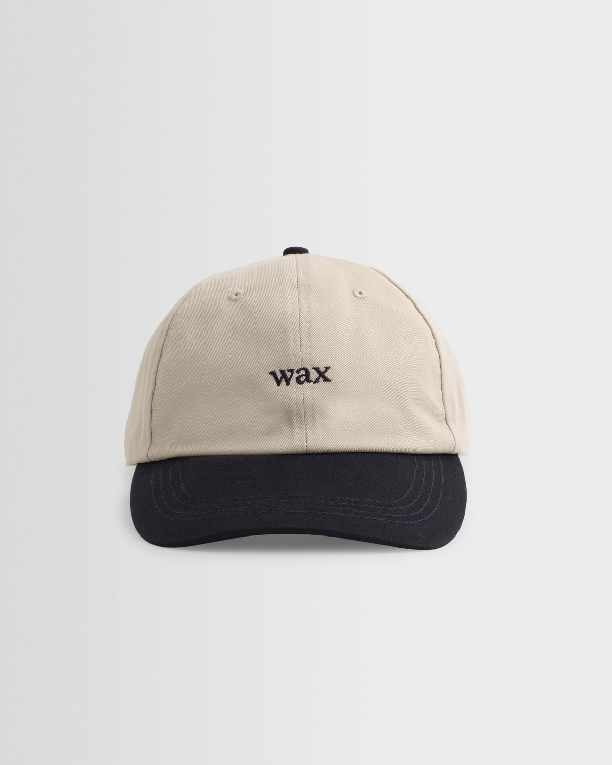Spencer - Stone And Navy Cotton Sports Cap
